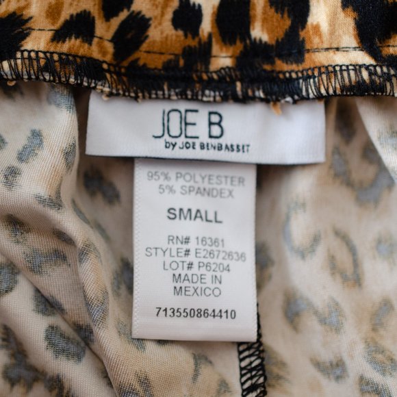 Joe Benbasset Leopard Wide leg Pants NWT - Picture 4 of 4